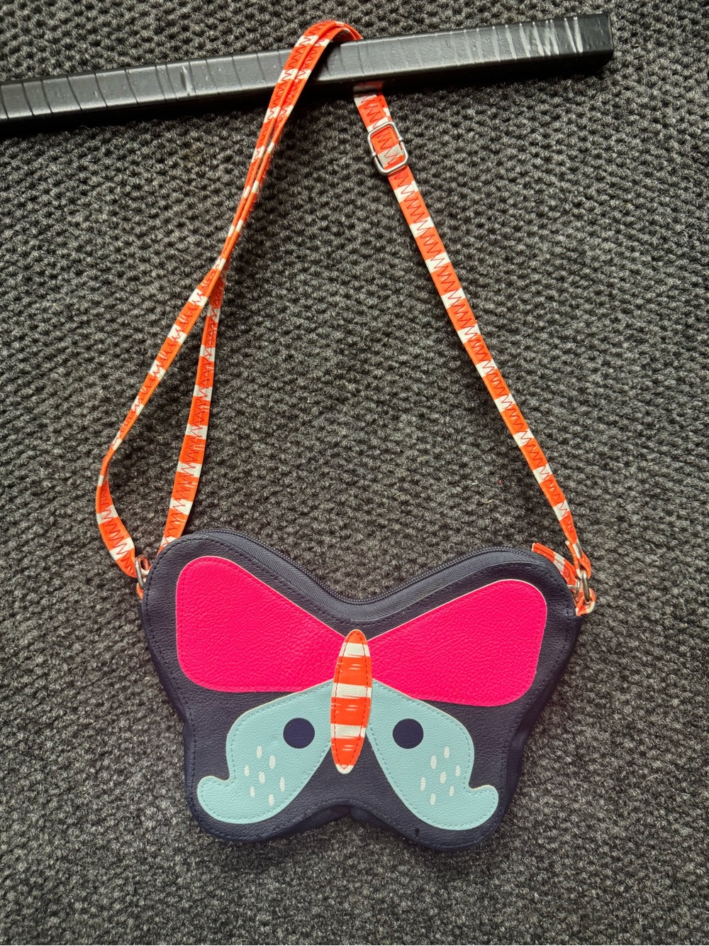 Source Unknown Kids Butterfly Crossbody Bag - Pink, Teal & Orange